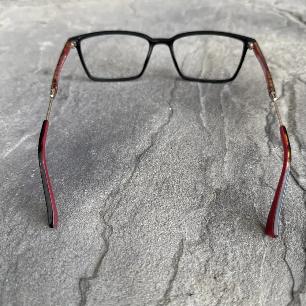 ULTEM A7053 RED BLACK AUTHENTIC DESIGNER FRAMES EYEGLASSES 53-16-140